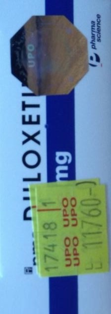 pms-Duloxétine 30mg